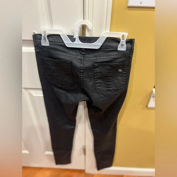 RAG & BONE~ Black Women Stretchy Jeggings/Leggings - Picture 2 of 10